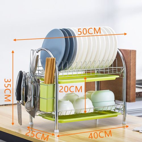 Multi-layer Floor Draining Bowl Rack Kitchen Shelf Countertop Dish Storage Knife And Fork Cabinet Dish Rack Storage Product