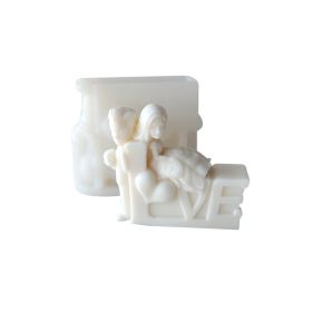 Valentine's Day Candle Mold DIY Chocolate Handmade Soap (Option: Love)