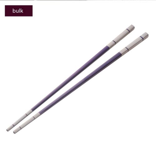 304 Stainless Steel Chopsticks Household Alloy Restaurant Color Laser Square-headed