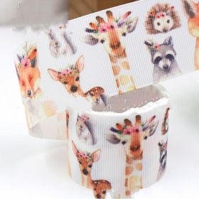 38mm Pattern Thermal Transfer Thread Ribbon DIY Handmade Packaging Accessories (Option: G 18831 1077-10yards)